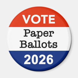 Vote Paper Ballots 2026 Midterm Election Paper Cup Magnet