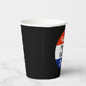 Vote Paper Ballots 2026 Midterm Election Paper Cup Pappbecher (Rechts)