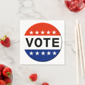 Vote Party Napkins Serviette (Beispiel)
