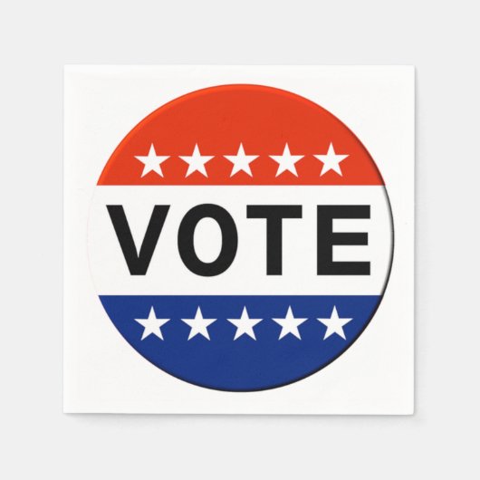 Vote Party Napkins Serviette (Vorderseite)