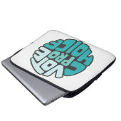 Vote Pro Choice Word Art Laptopschutzhülle (Vorne Knopf)