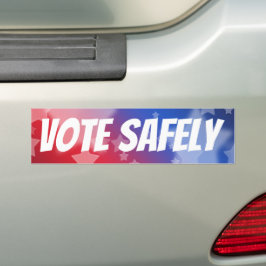 Vote Safely Autoaufkleber