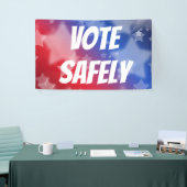 Vote Safely Banner (Messeveranstaltung)