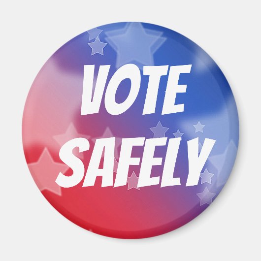Vote Safely Magnet (Vorne)