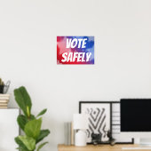 Vote Safely Poster (Heimbüro)