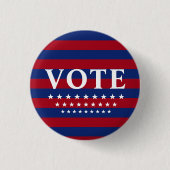 Vote Stars Stripes USA Button (Vorderseite)