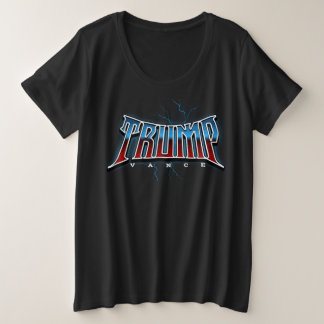 Vote trump Elektro Duo 2024 USA Wahlen Große Größe T-Shirt