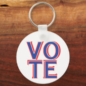 Vote US Elections Patriotic Schlüsselanhänger (Rückseite)