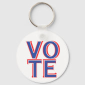 Vote US Elections Patriotic Schlüsselanhänger (Rückseite)