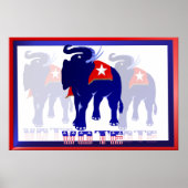 Vote Yard Sign REPUBLICAN Poster (Vorne)