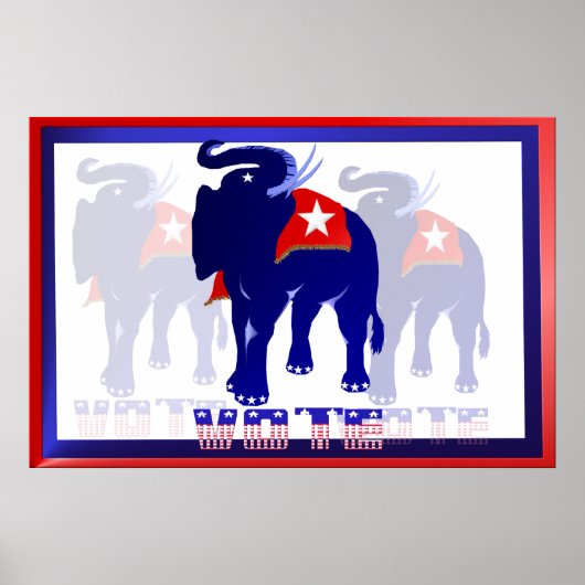 Vote Yard Sign REPUBLICAN Poster (Vorne)