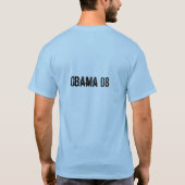 VoteFor Änderung Obama T-Shirt (Rückseite)