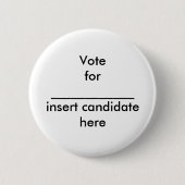 Votefor _____________insert Kandidat hier Button (Vorderseite)