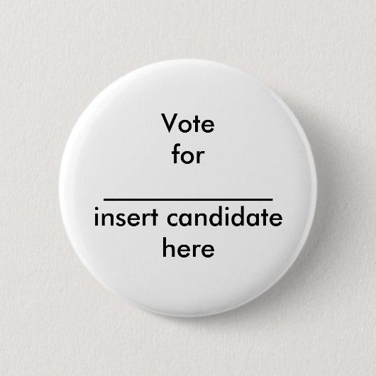 Votefor _____________insert Kandidat hier Button (Vorderseite)