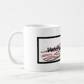 VoteForBacon.com-Tasse Kaffeetasse (Links)