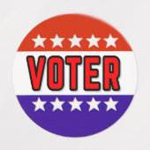 Voter Etiketten (Design 1)