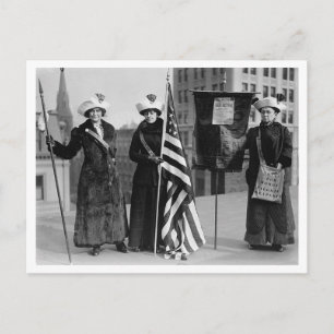 Votes for Women Vintage Inspiriert Suffragetten Postkarte