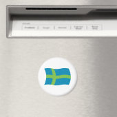 Votic People Flag Magnet (In Situ (Geschirrspüler))