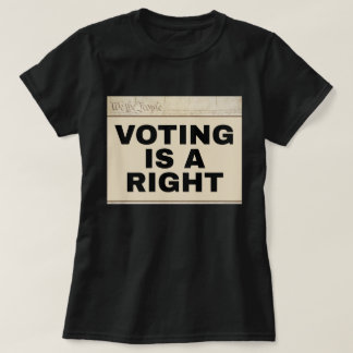Voting is a Right 24th Amendment Two-Sided T-Shirt