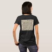 Voting is a Right 24th Amendment Two-Sided T-Shirt (Schwarz voll)