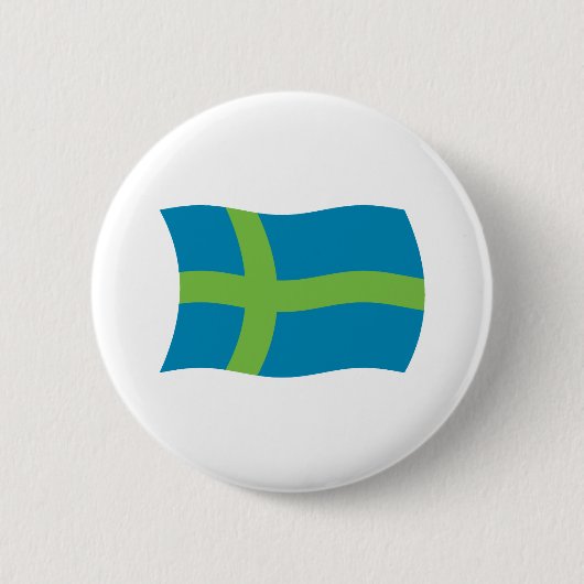 Votische Volksflagge Knopf Button (Vorderseite)