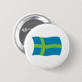 Votische Volksflagge Knopf Button (Vorne & Hinten)