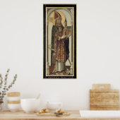 Votive Panel Depicting St. Ansgar, 1457 Poster (Küche)