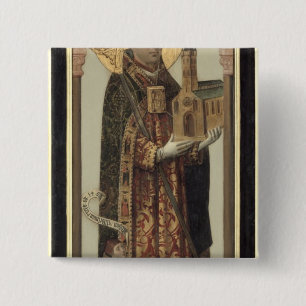 Votive Platte, die St. Ansgar, 1457 darstellt Button