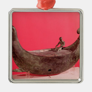 Votive Schiff Silbernes Ornament