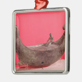 Votive Schiff Silbernes Ornament (Links)