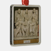 Votive Skulptur einer dreifachen Muttergottheit Silbernes Ornament (Rechts)