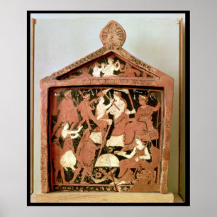 Votive Tablette des Dachbodens Poster