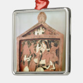 Votive Tablette des Dachbodens Silbernes Ornament (Links)