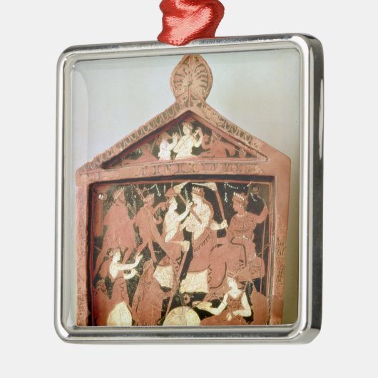 Votive Tablette des Dachbodens Silbernes Ornament (Links)