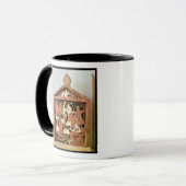 Votive Tablette des Dachbodens Tasse (Vorderseite Links)
