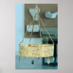 Votivkrone aus dem Schatz von Guarrazar Poster