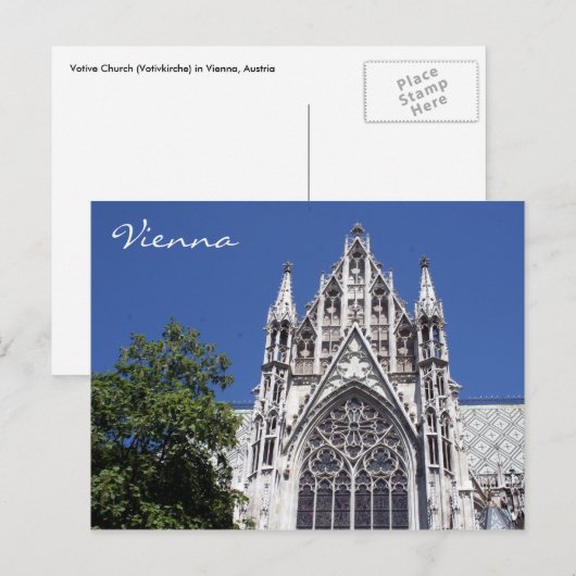 Votivvienna Postkarte (Vorne/Hinten)