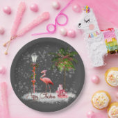 Votos de Natal de Flamingo Pappteller (Party)