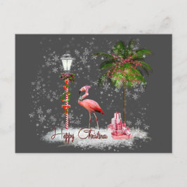 Votos de Natal de Flamingo Postkarte