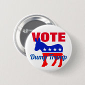 Votum Patriotic Donkey, Stars, Trump Button (Vorne & Hinten)