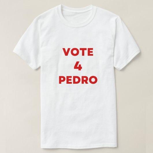 Votum Pedro Napoleon lustigen Wahltext T-Shirt (Design vorne)