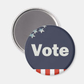 Votum von Red White und Blue Patriotic Magnet (Vorderseite/Rückseite)