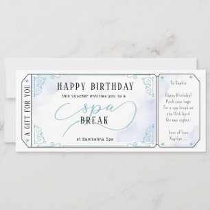 Voucher-Zertifikat für den benutzerdefinierten Wel Einladung