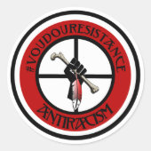 Voudou Resistance Siegel Runder Aufkleber (Vorderseite)