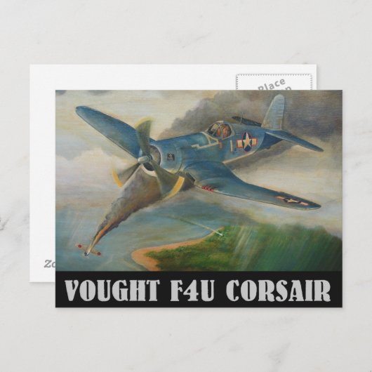 Vought F4U Corsair Postcard Postkarte (Vorne/Hinten)