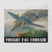 Vought F4U Corsair Postcard Postkarte (Vorderseite)