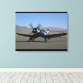 Vought F4U Corsair, Verlassen Front_WWII-Flugzeug Leinwanddruck (Insitu (Holzboden))