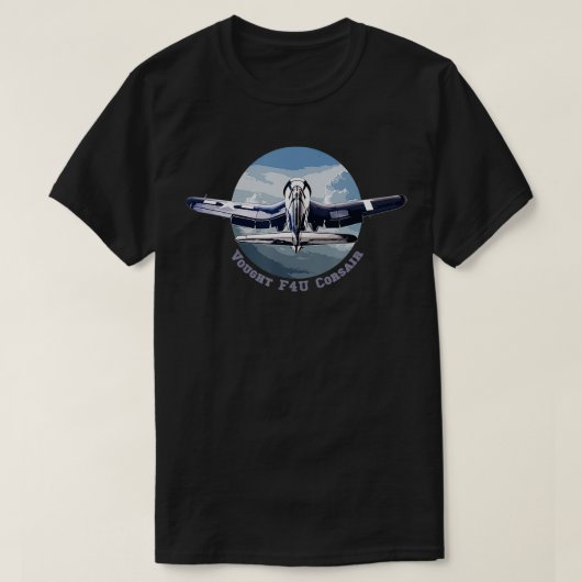 Vought F4U Corsair WW2 Fighter T-Shirt (Design vorne)