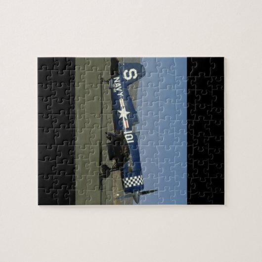 Vought F4U Seeräuber, Flügel-Ebene, Right_WWII Puzzle (Horizontal)