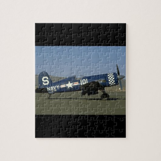 Vought F4U Seeräuber, Flügel-Ebene, Right_WWII Puzzle (Vertikal)